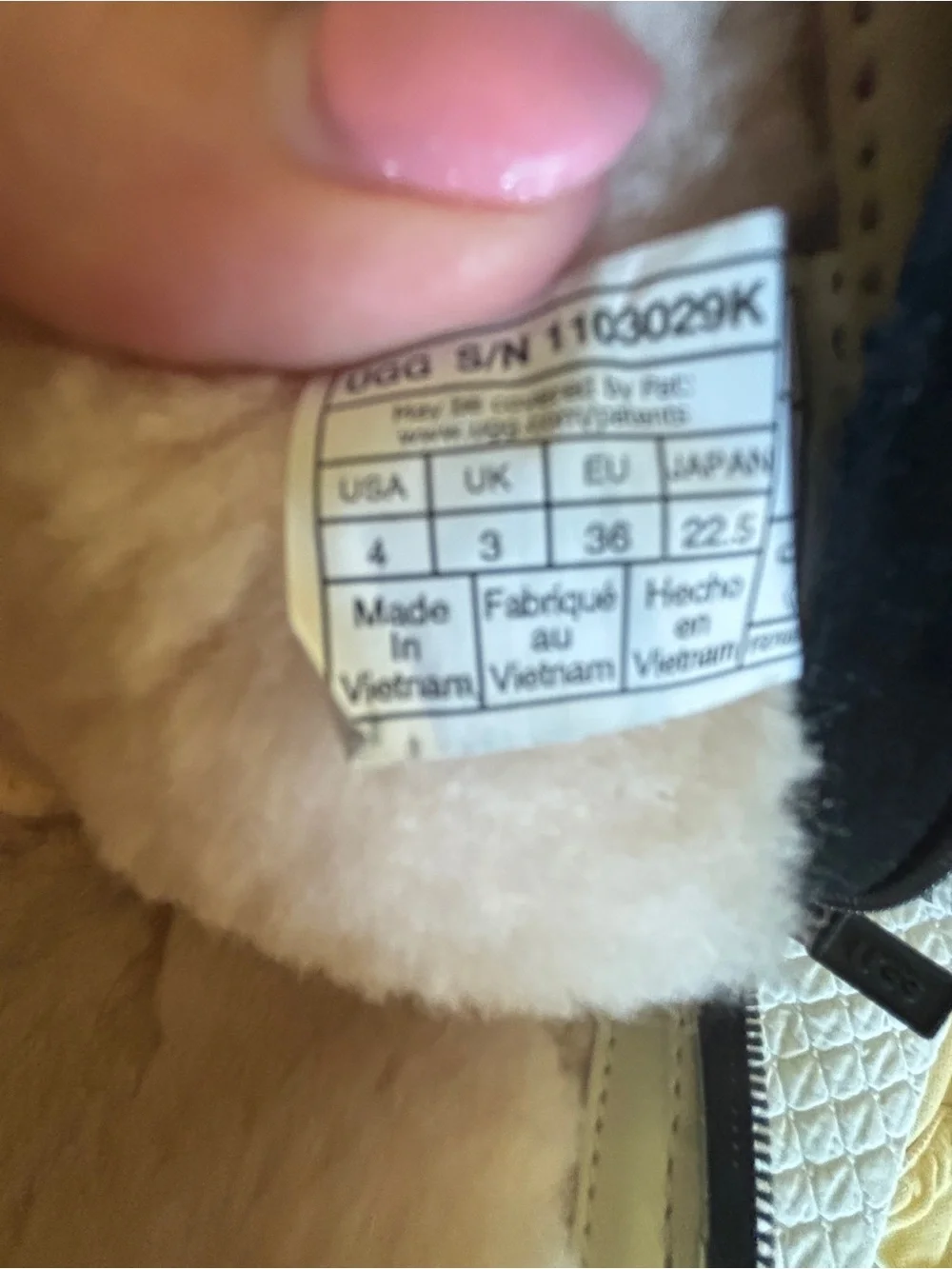 UGG Kids Black Suede Shearling-Lined Boots